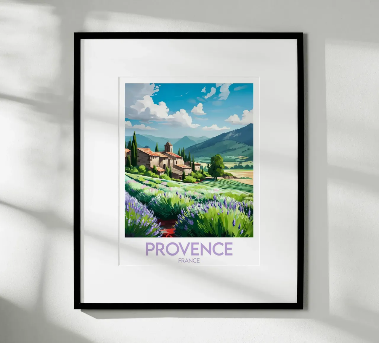 Affiche Provence France hahnemühle de Frame the World