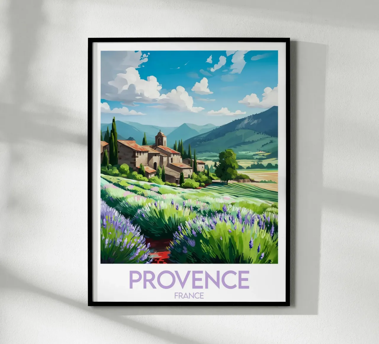 Affiche Provence France hahnemühle de Frame the World