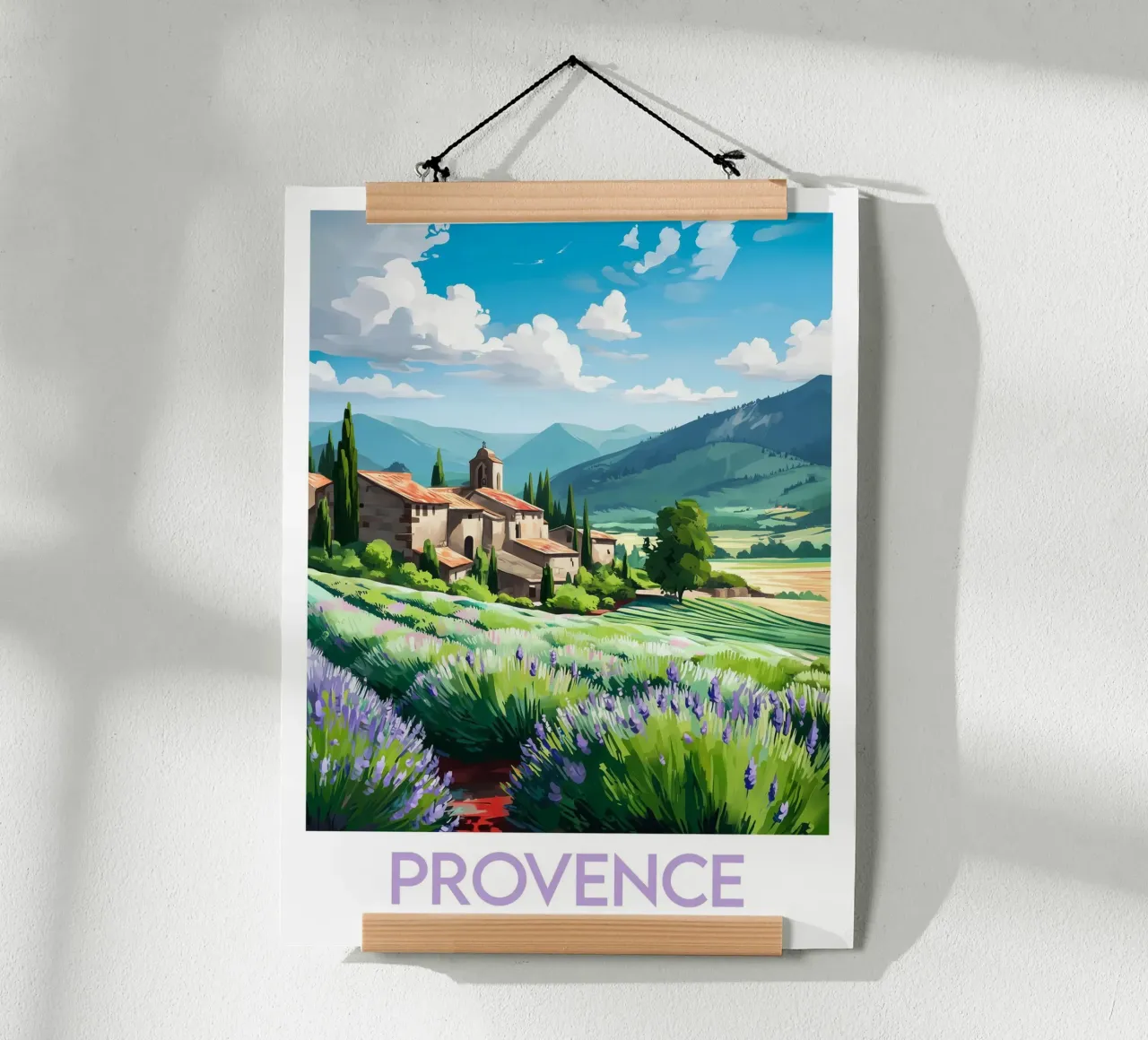 Affiche Provence France hahnemühle de Frame the World