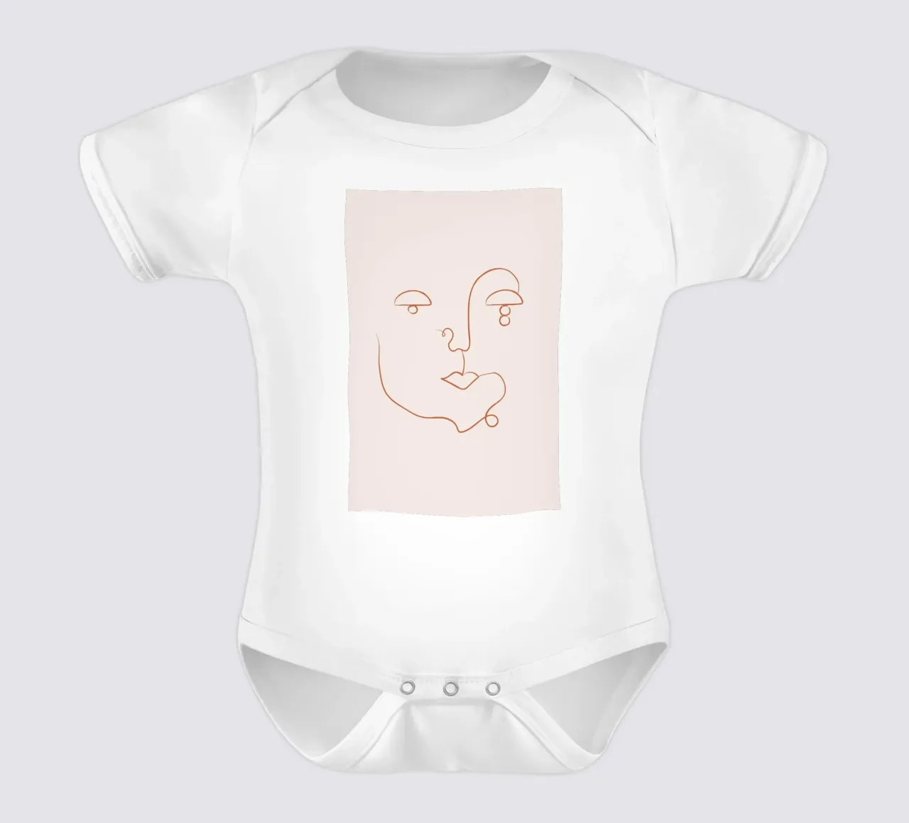 Visage Kurzarm Babybody von Pure