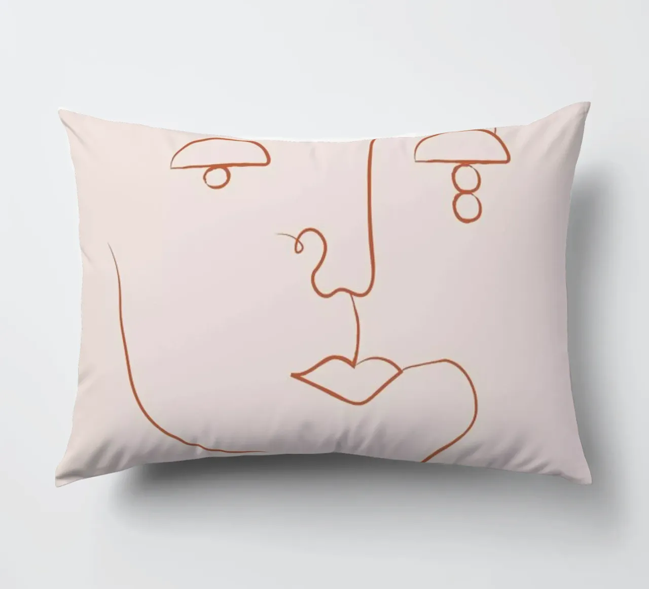 Visage decorative cushion by Pure