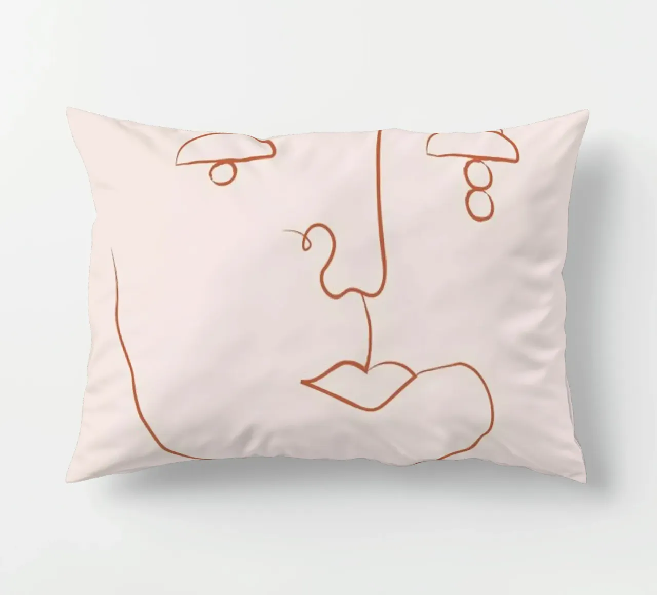 Visage decorative cushion by Pure
