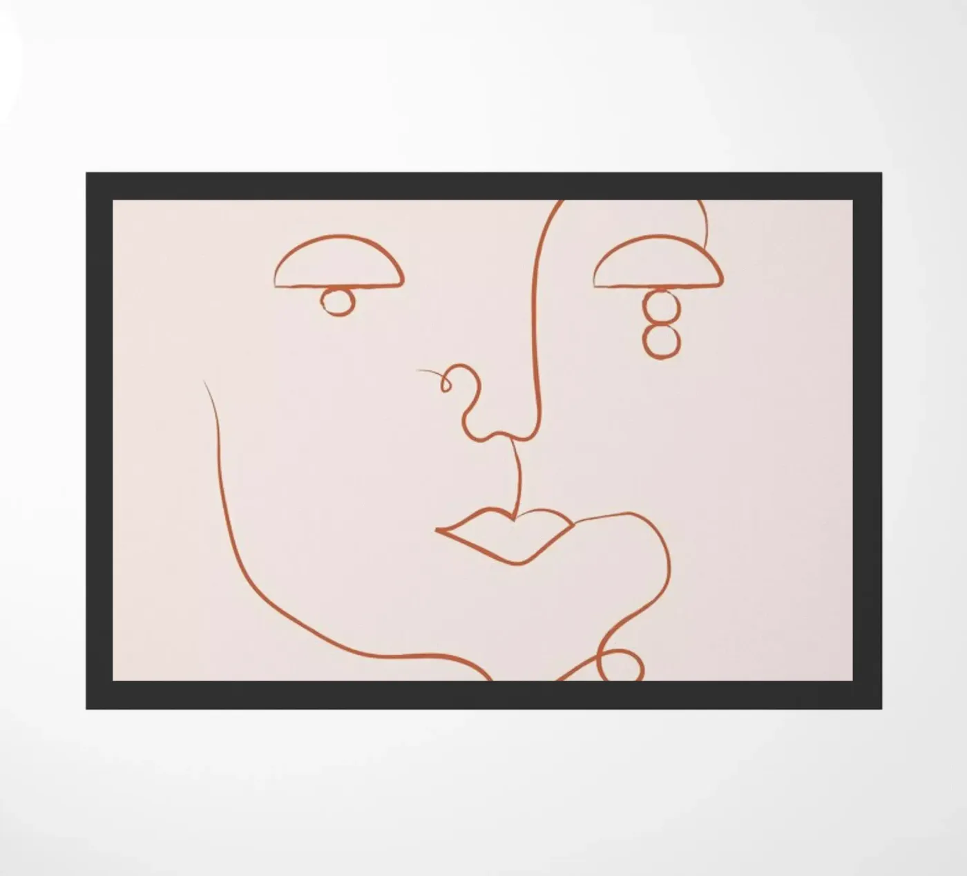 Visage doormat by Pure