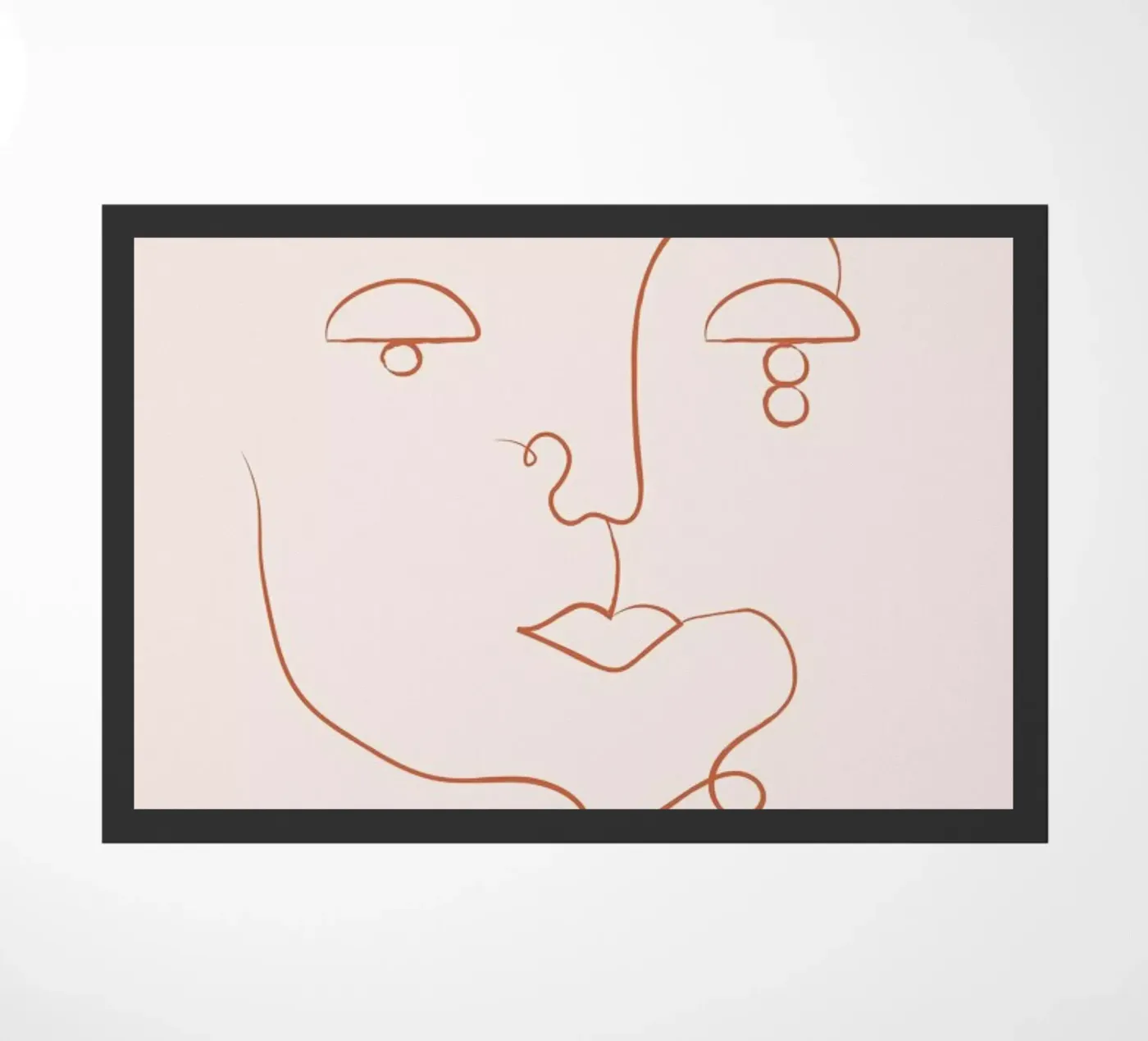 Visage doormat by Pure