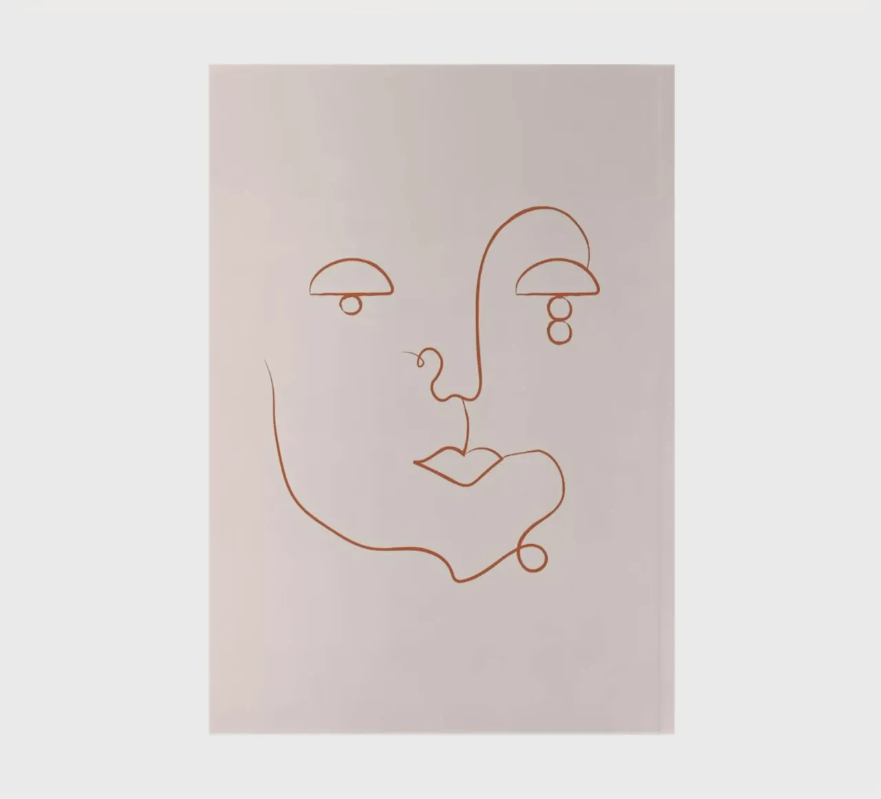 Visage notebook by Pure