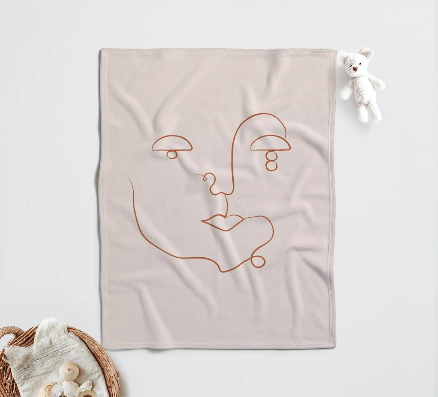 Visage fleecedeken van Pure