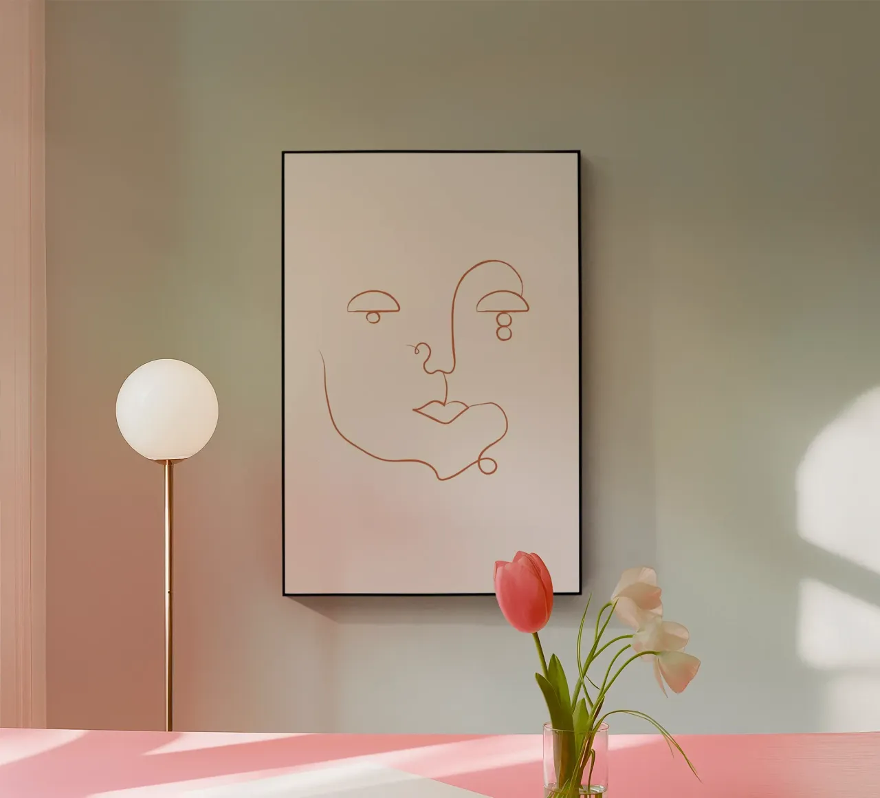 Visage acrylic glass by Pure