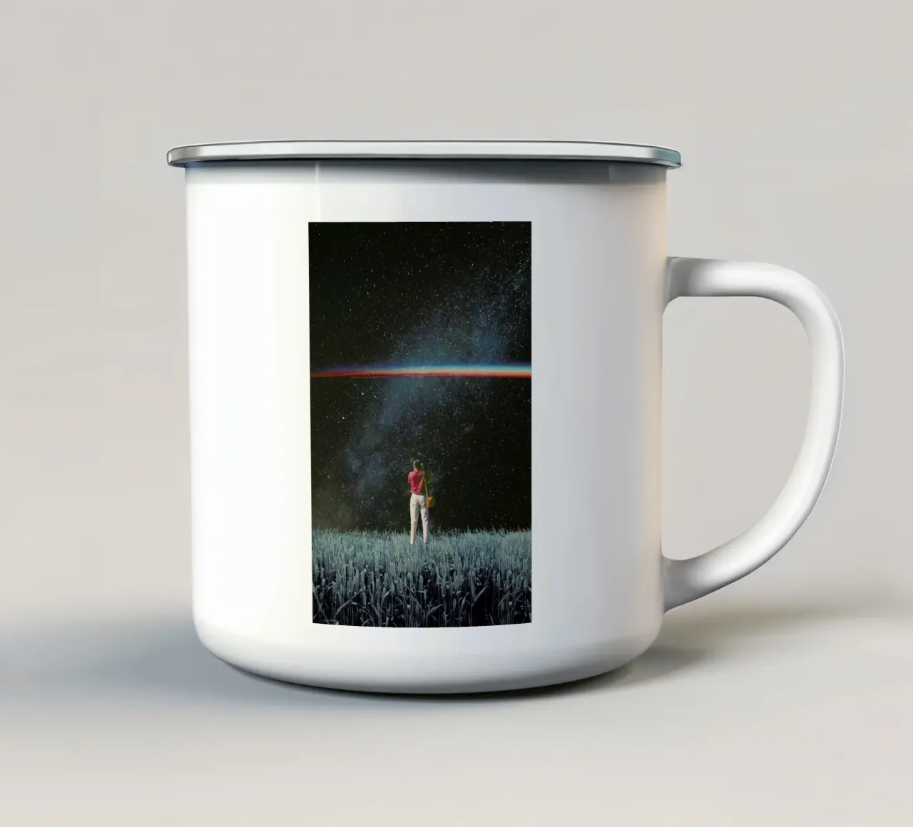 Saw the Light tazza in smalto da Frank Moth