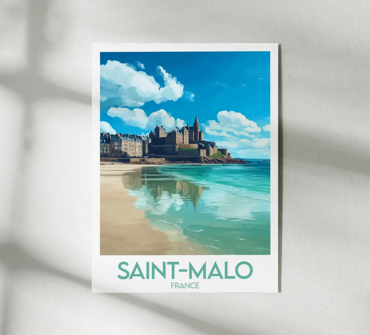 Manifesto di Saint-Malo plexiglass da Frame the World