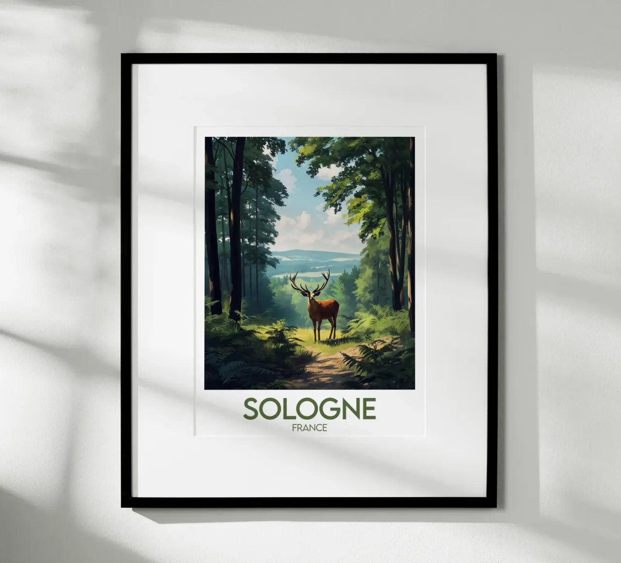 Affiche Sologne poster da Frame the World