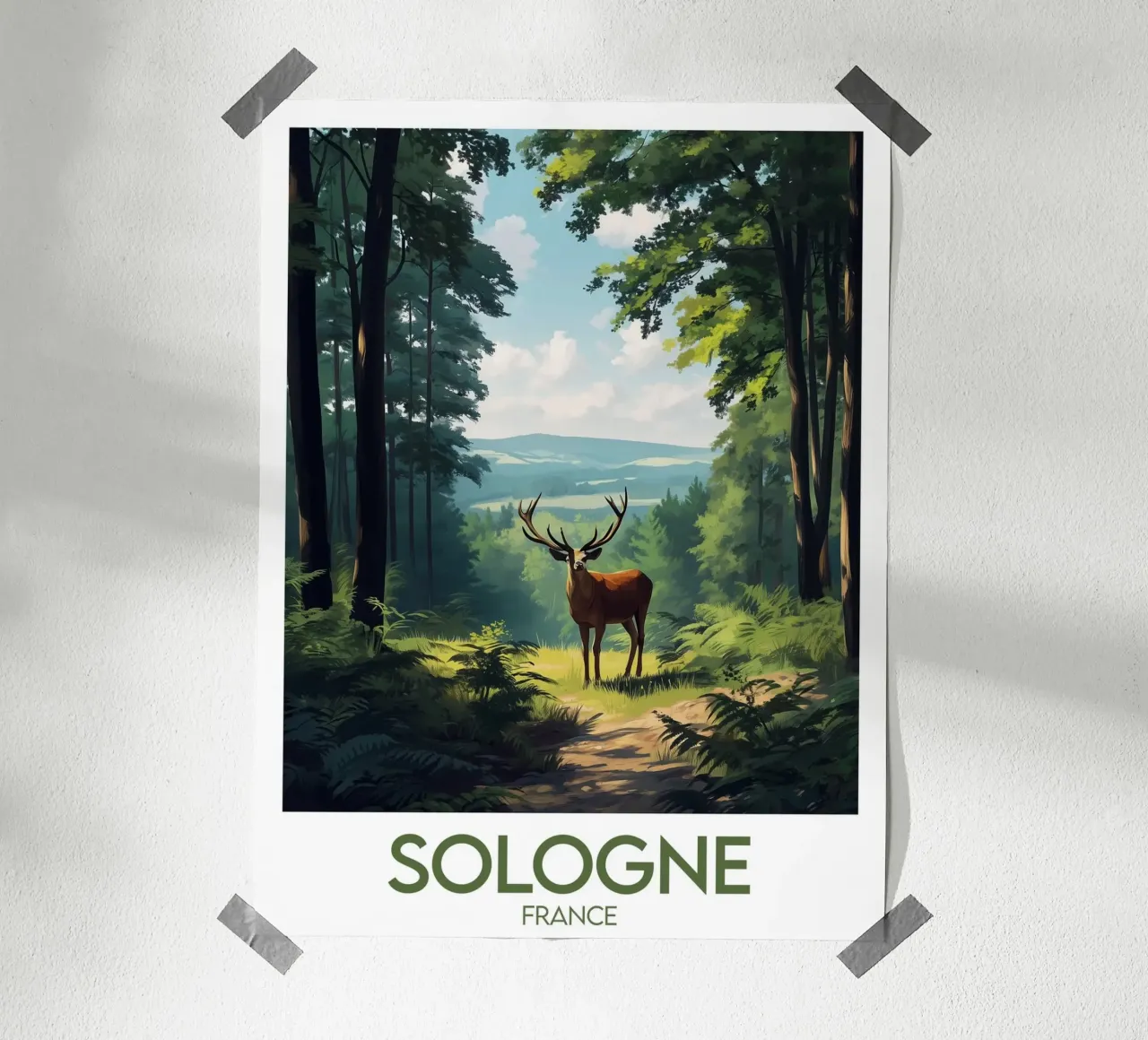Affiche Sologne poster da Frame the World