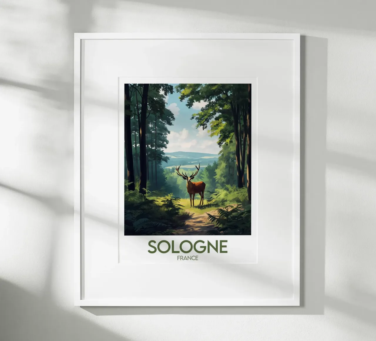 Affiche Sologne poster da Frame the World