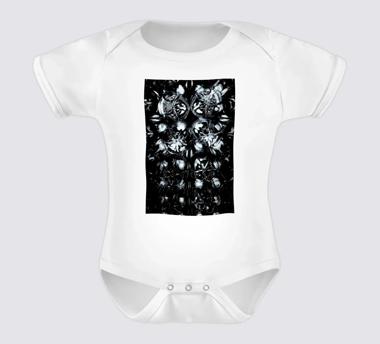 Plastic Textures body neonato maniche corte da Sebastian Hilgetag