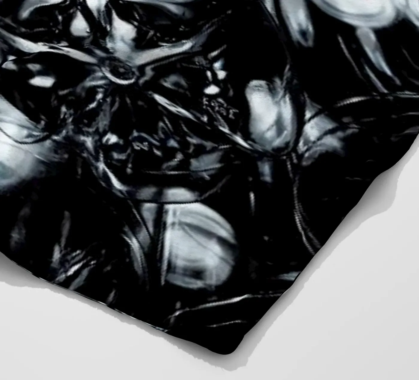 Plastic Textures fleecedeken van Sebastian Hilgetag