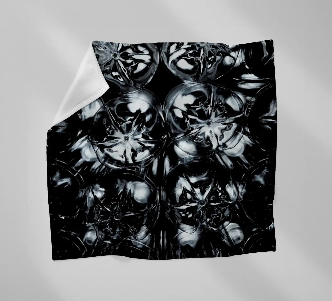 Plastic Textures fleecedeken van Sebastian Hilgetag