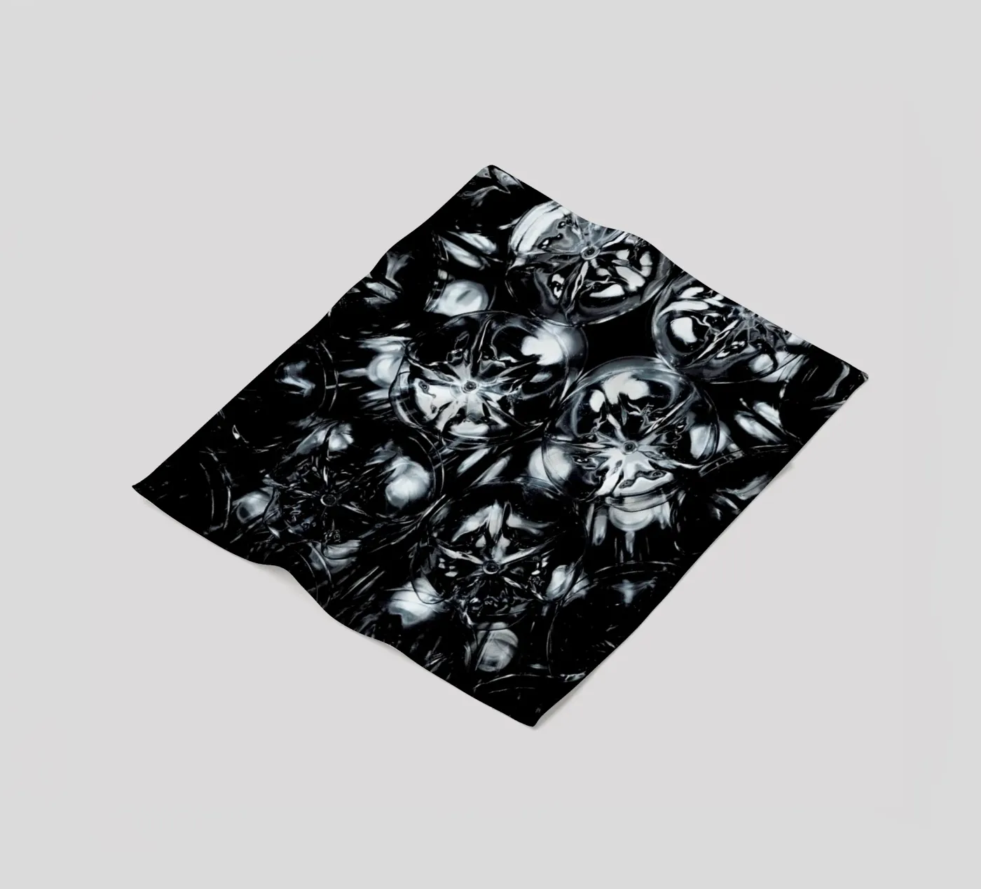 Plastic Textures fleecedeken van Sebastian Hilgetag