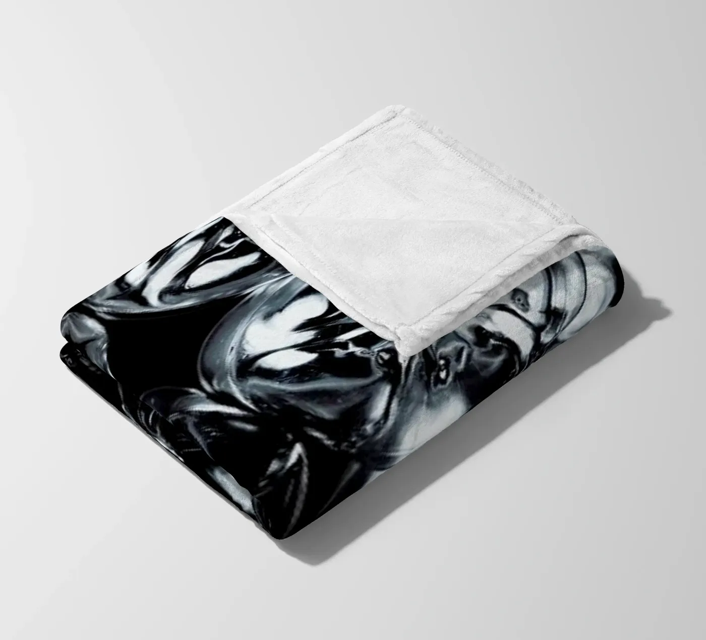 Plastic Textures fleecedeken van Sebastian Hilgetag