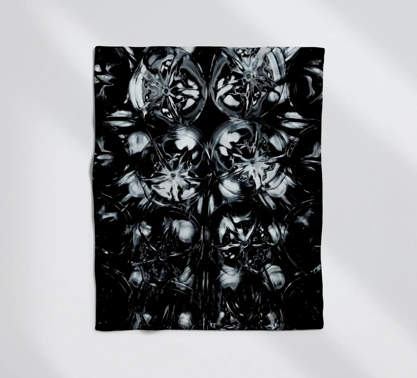 Plastic Textures fleecedeken van Sebastian Hilgetag