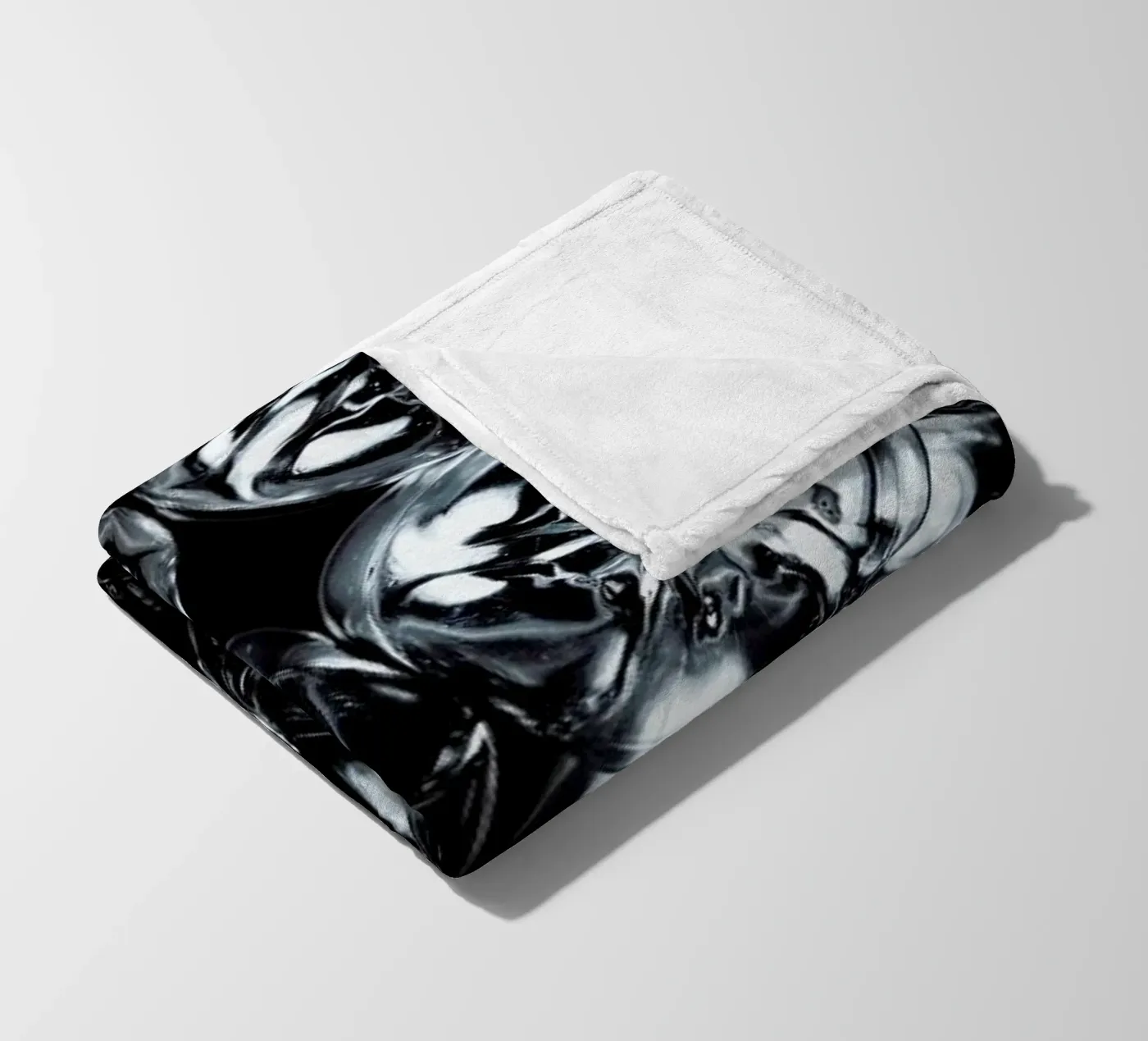 Plastic Textures fleecedeken van Sebastian Hilgetag