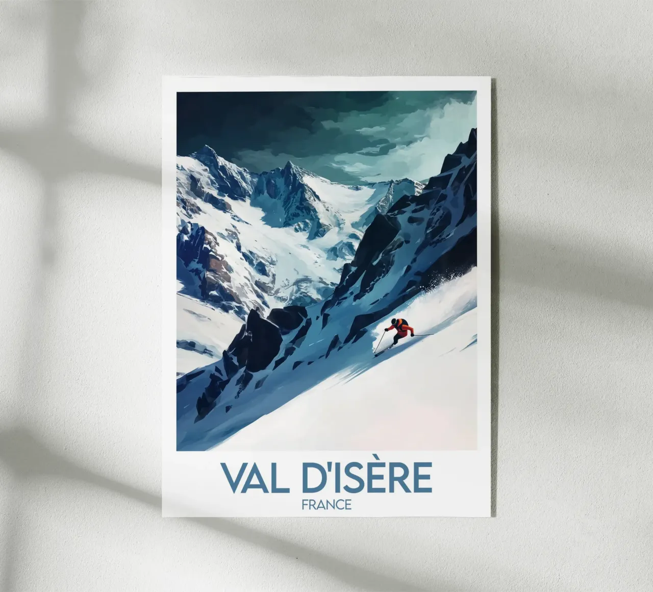 Poster Val d'Isère plexiglass da Frame the World