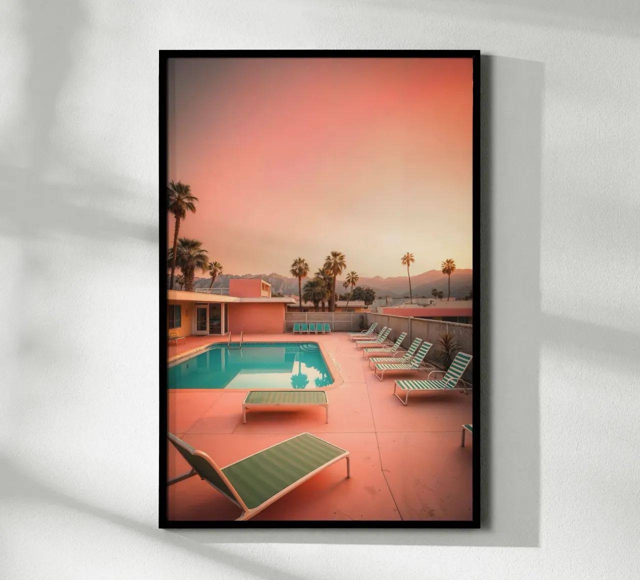 Poolside Dreams – Palm Springs Vibes carta hahnemühle da BLICKPUNKT