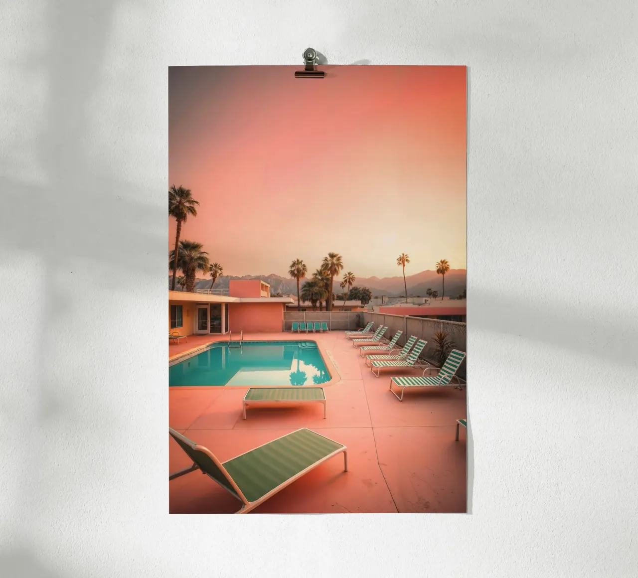 Poolside Dreams – Palm Springs Vibes carta hahnemühle da BLICKPUNKT