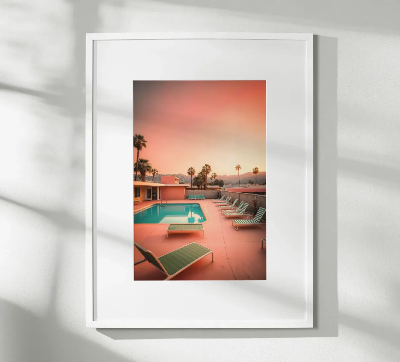 Poolside Dreams – Palm Springs Vibes carta hahnemühle da BLICKPUNKT