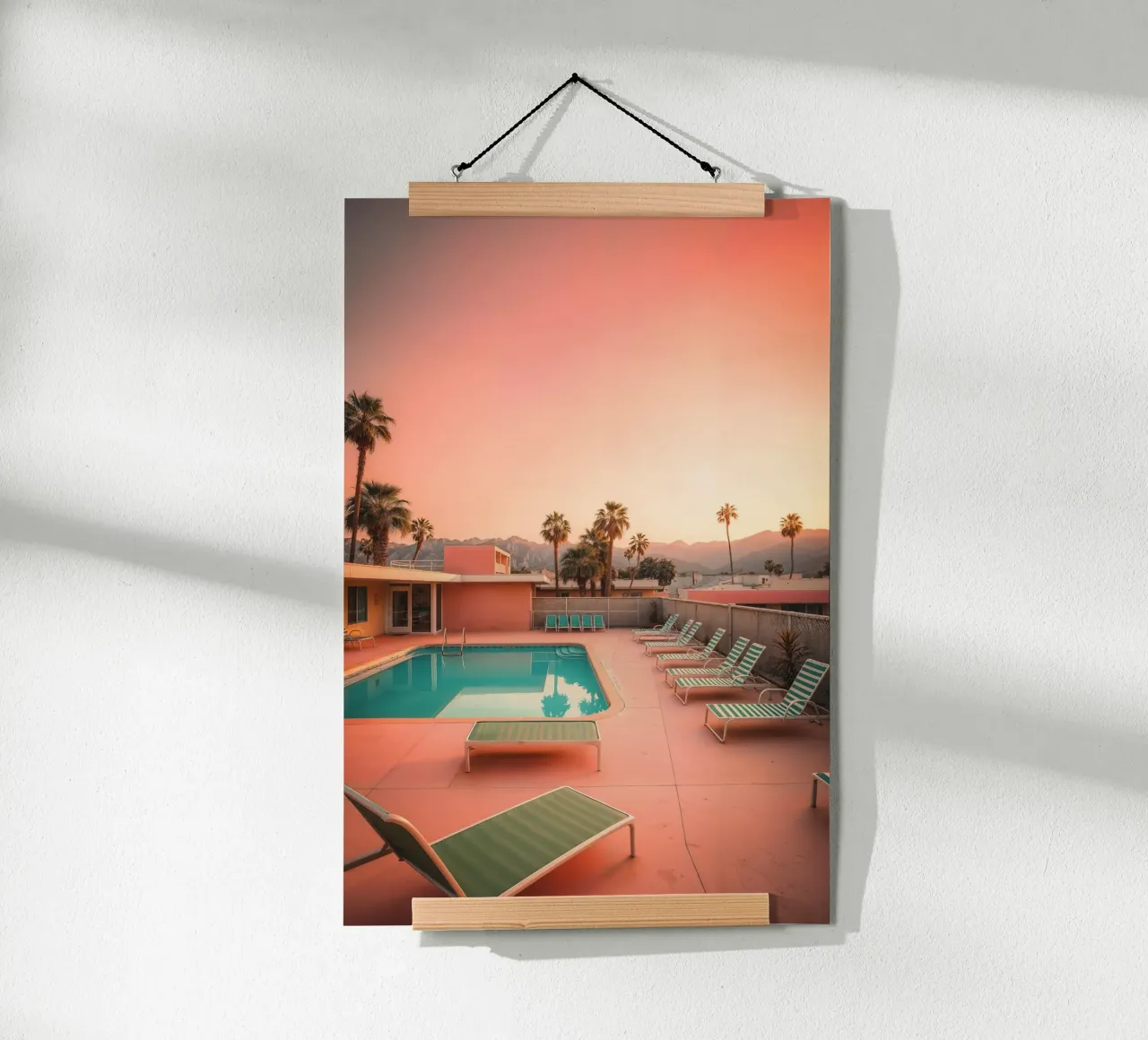Poolside Dreams – Palm Springs Vibes carta hahnemühle da BLICKPUNKT