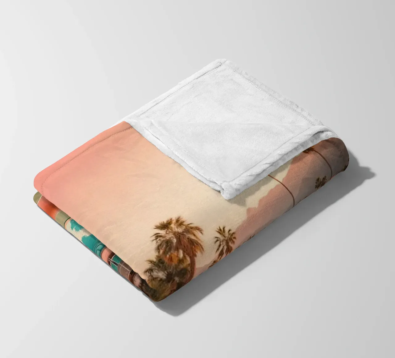 Poolside Dreams – Palm Springs Vibes coperta in pile da BLICKPUNKT