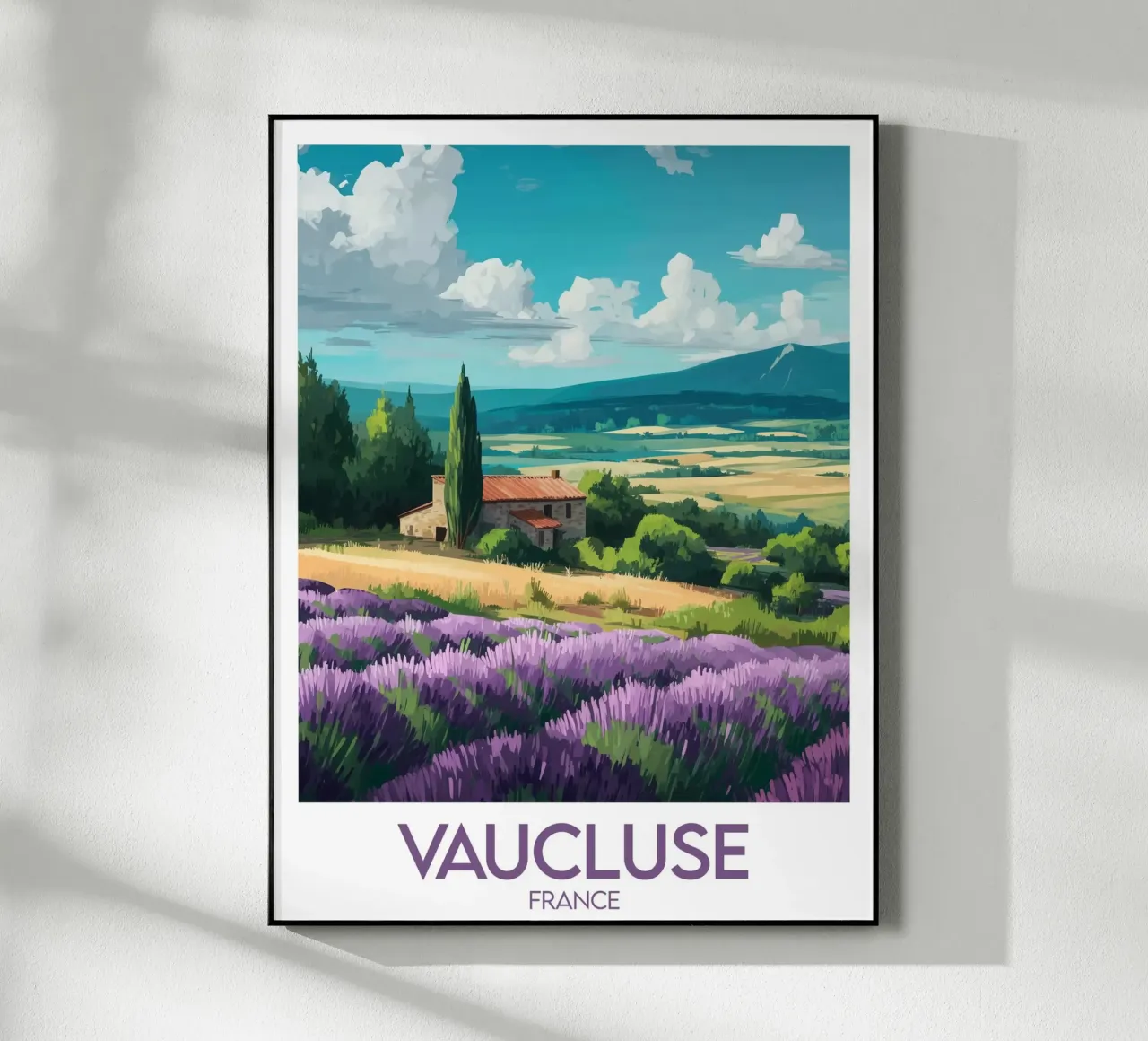 Poster Vaucluse plexiglass da Frame the World