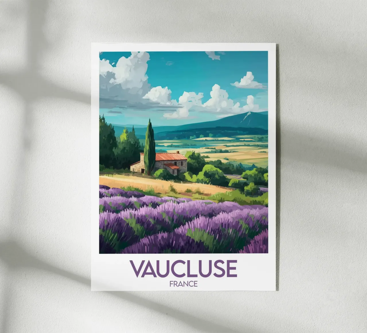 Poster Vaucluse plexiglass da Frame the World