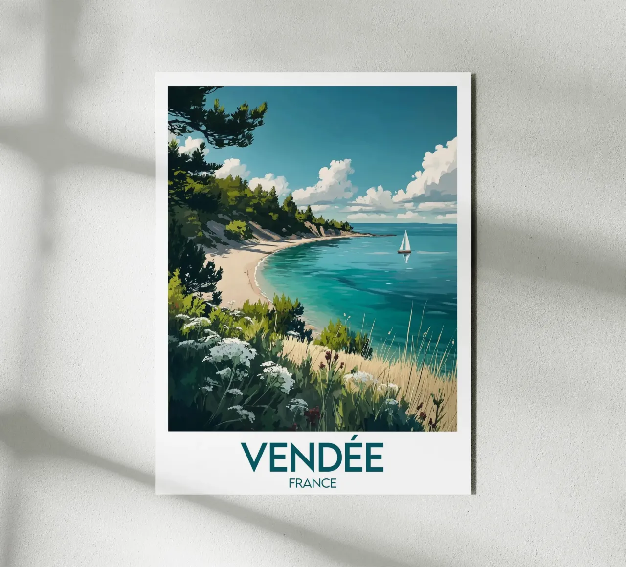 Manifesto della Vandea alluminio dibond da Frame the World