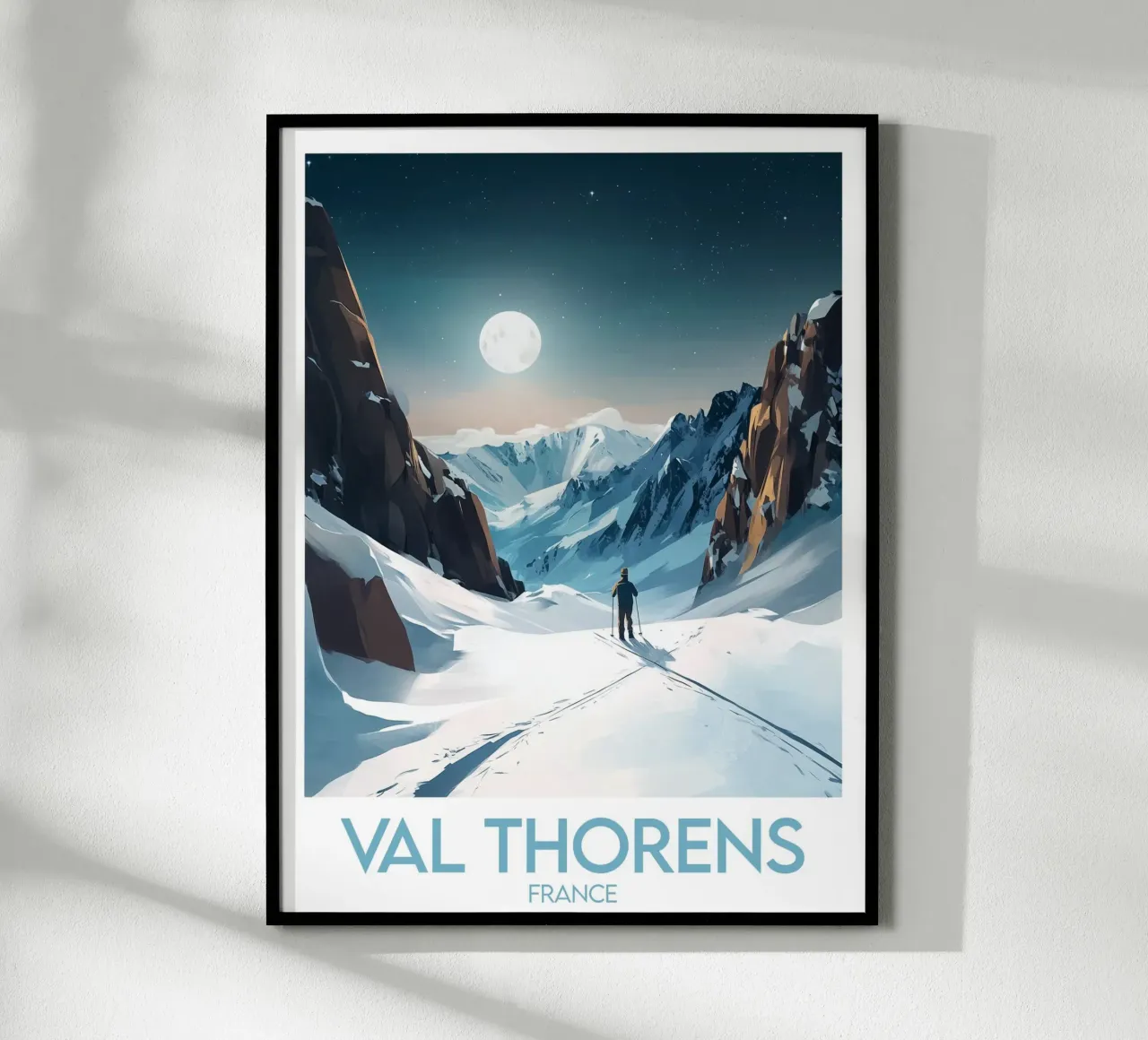 Affiche Val Thorens poster da Frame the World