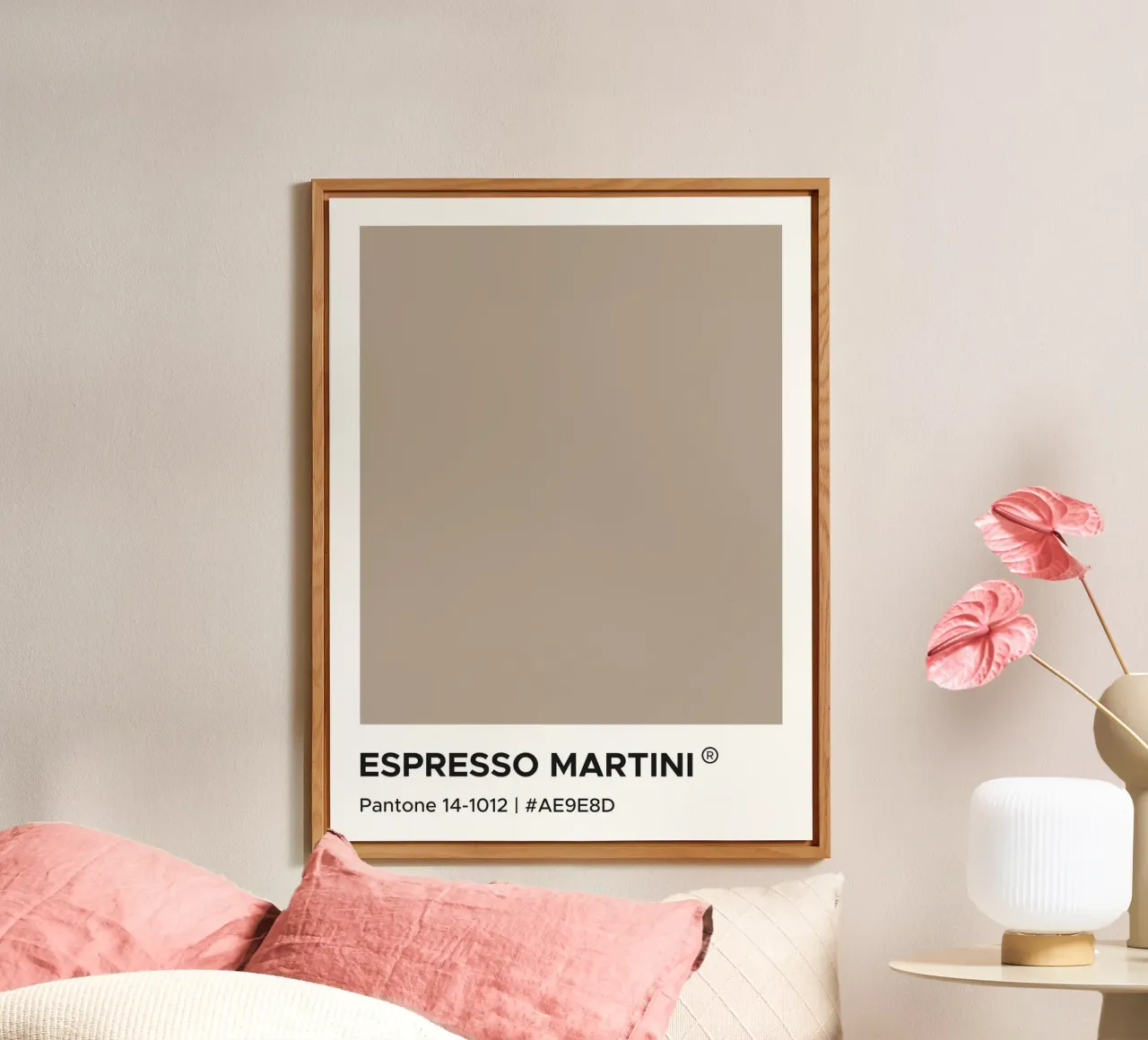 Espresso Martini Pantone alluminio dibond da Paigaam Studio