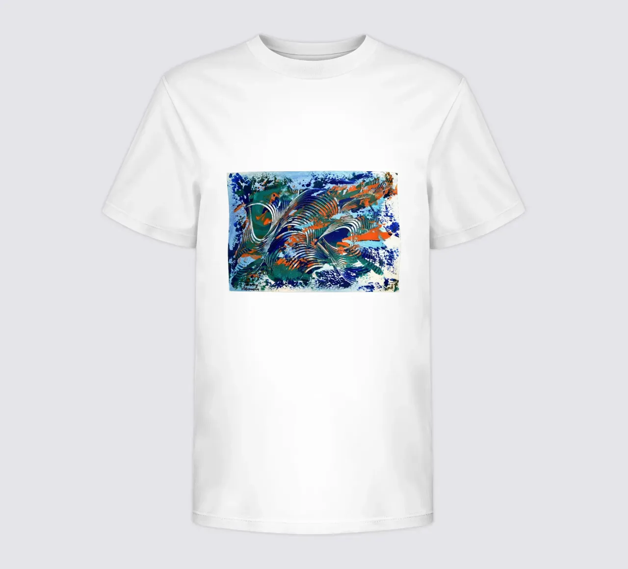 MESSAGE FROM THE HEART 5 t-shirt bambini da Thierry Vobmann Abstract painting