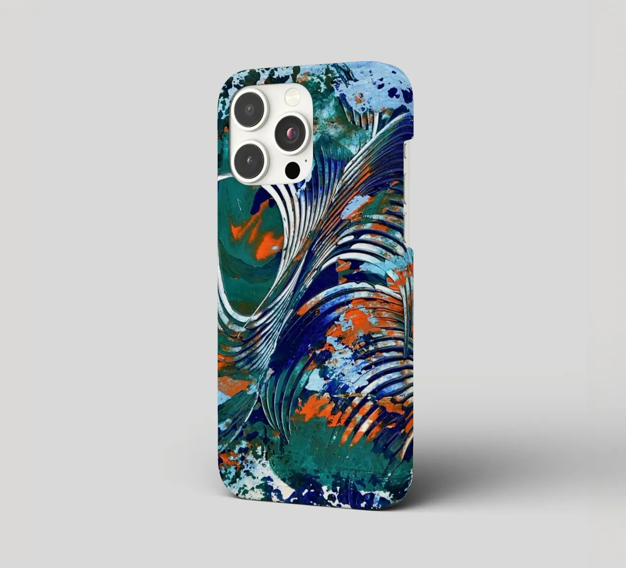 MESSAGE FROM THE HEART 5 cover iphone da Thierry Vobmann Abstract painting