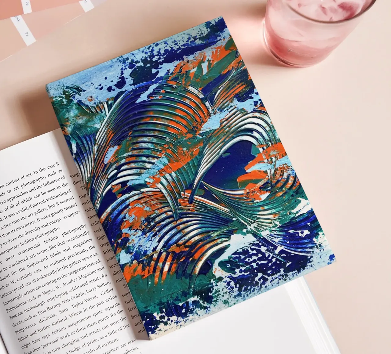 MESSAGE FROM THE HEART 5 diario da Thierry Vobmann Abstract painting