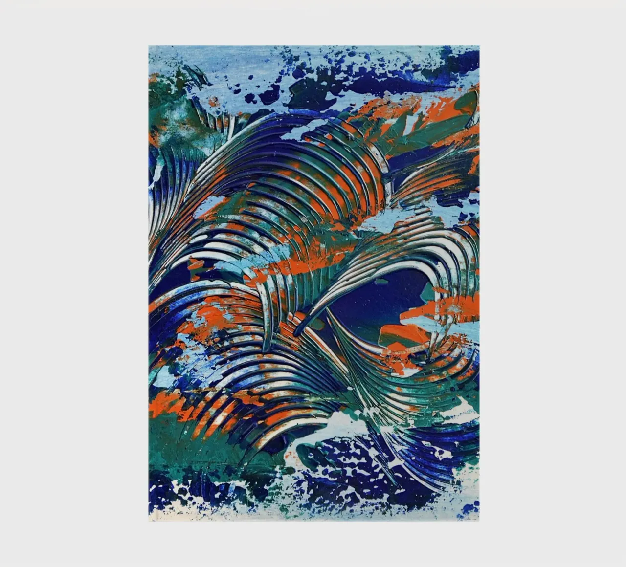 MESSAGE FROM THE HEART 5 diario da Thierry Vobmann Abstract painting