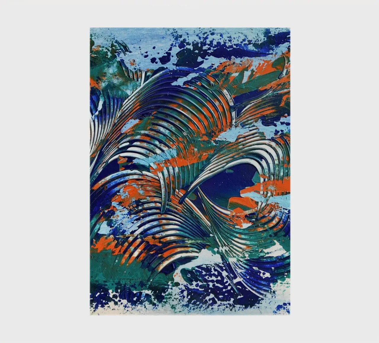 MESSAGE FROM THE HEART 5 diario da Thierry Vobmann Abstract painting