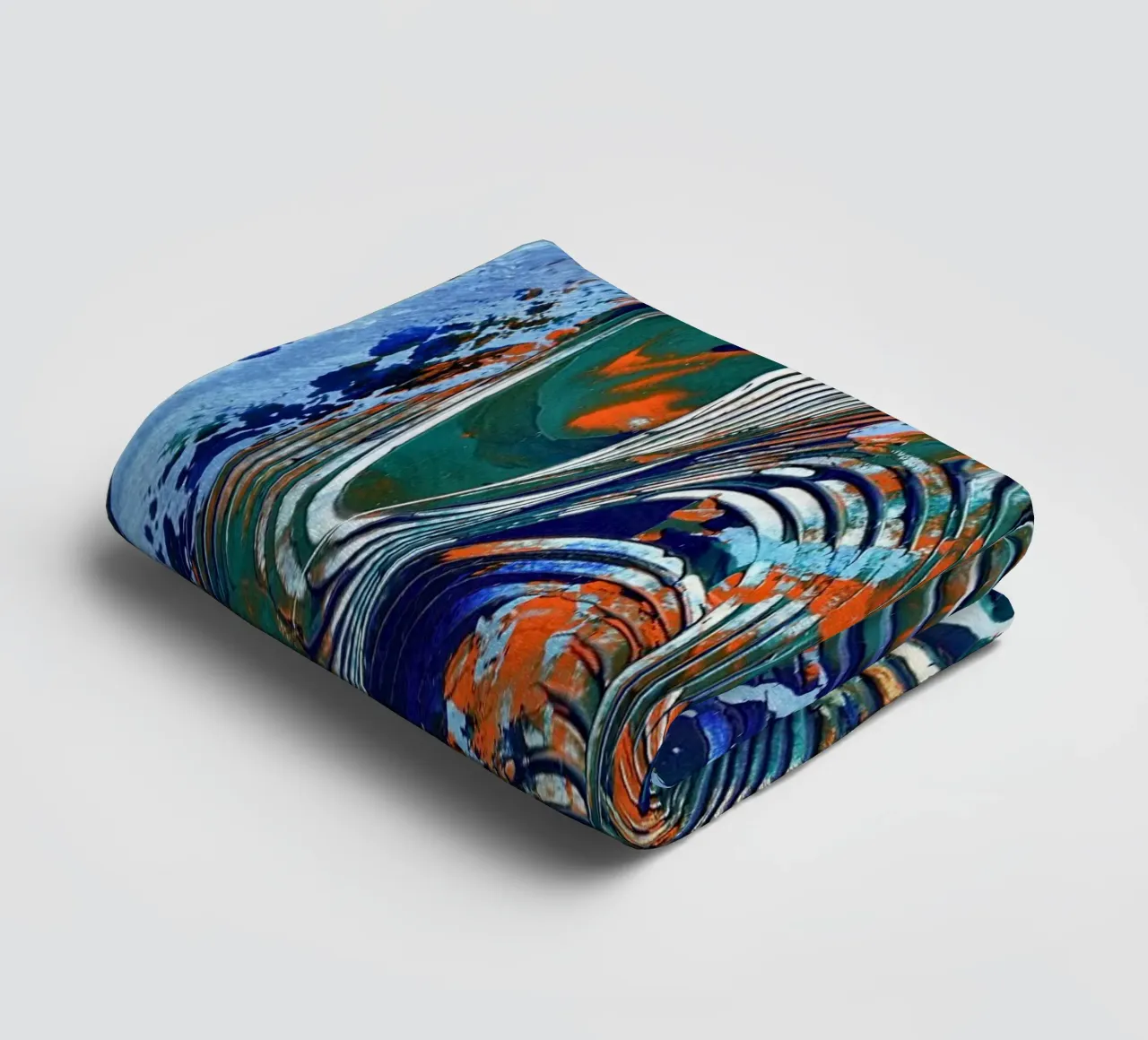 MESSAGE FROM THE HEART 5 asciugamano da bagno da Thierry Vobmann Abstract painting