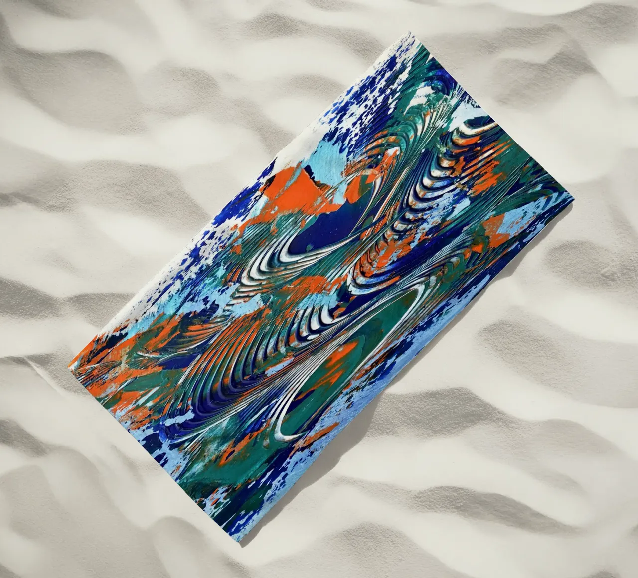 MESSAGE FROM THE HEART 5 telo mare da Thierry Vobmann Abstract painting