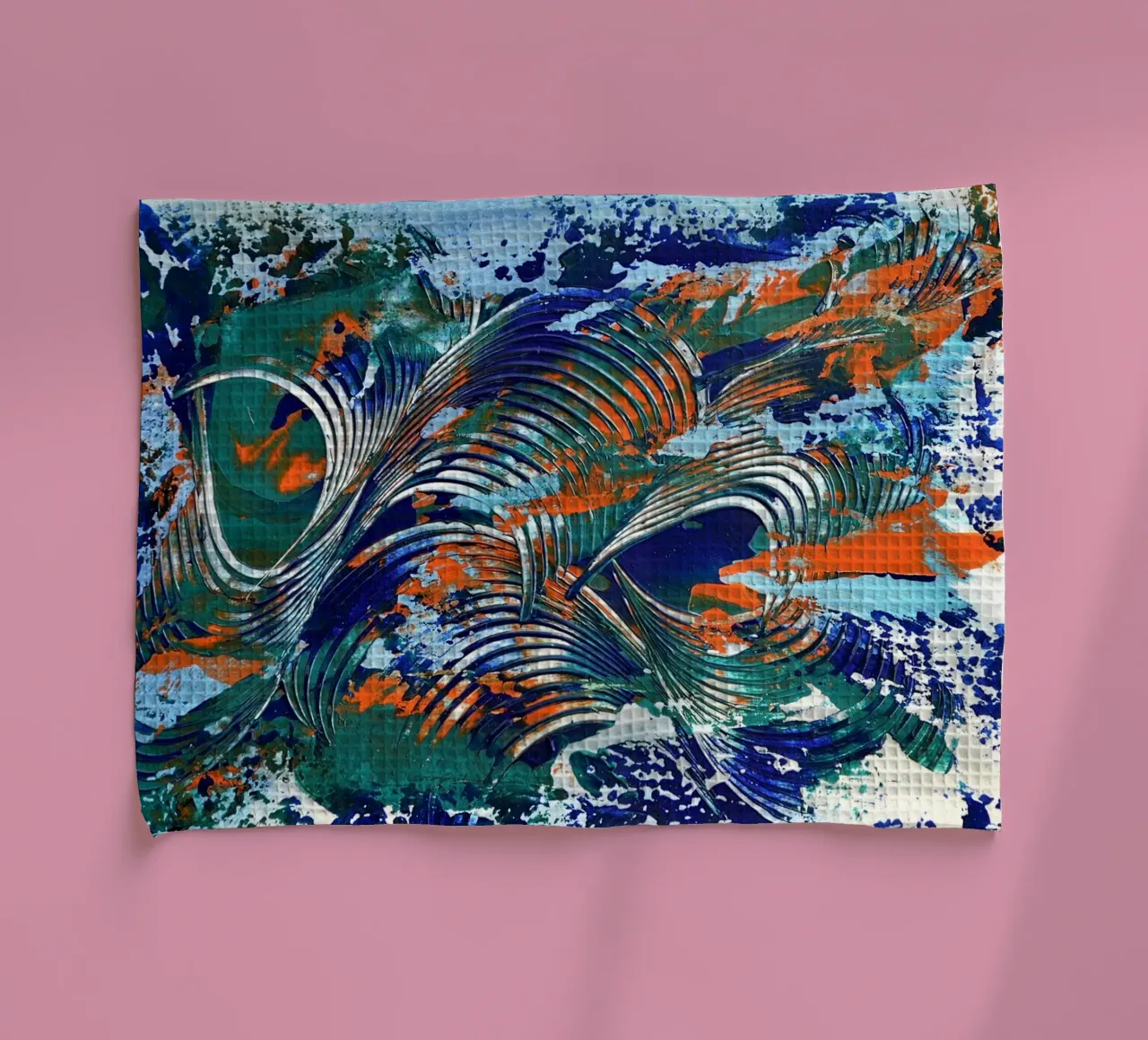 MESSAGE FROM THE HEART 5 canovaccio da cucina da Thierry Vobmann Abstract painting