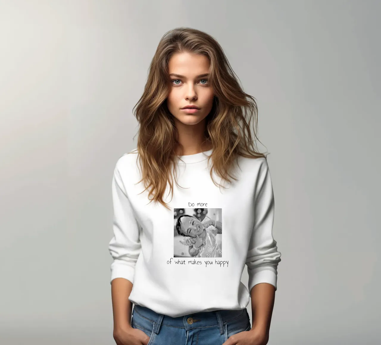 Do more of what makes you happy sweatshirt van Happy 😃 Art 🎨 by Christine Schnoell