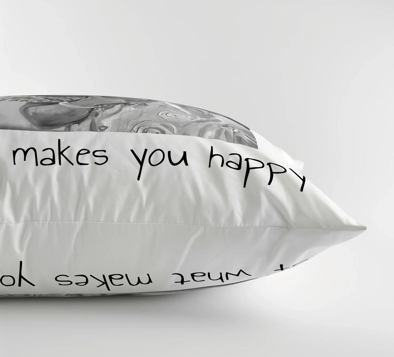 Do more of what makes you happy cuscino da Happy 😃 Art 🎨 by Christine Schnoell