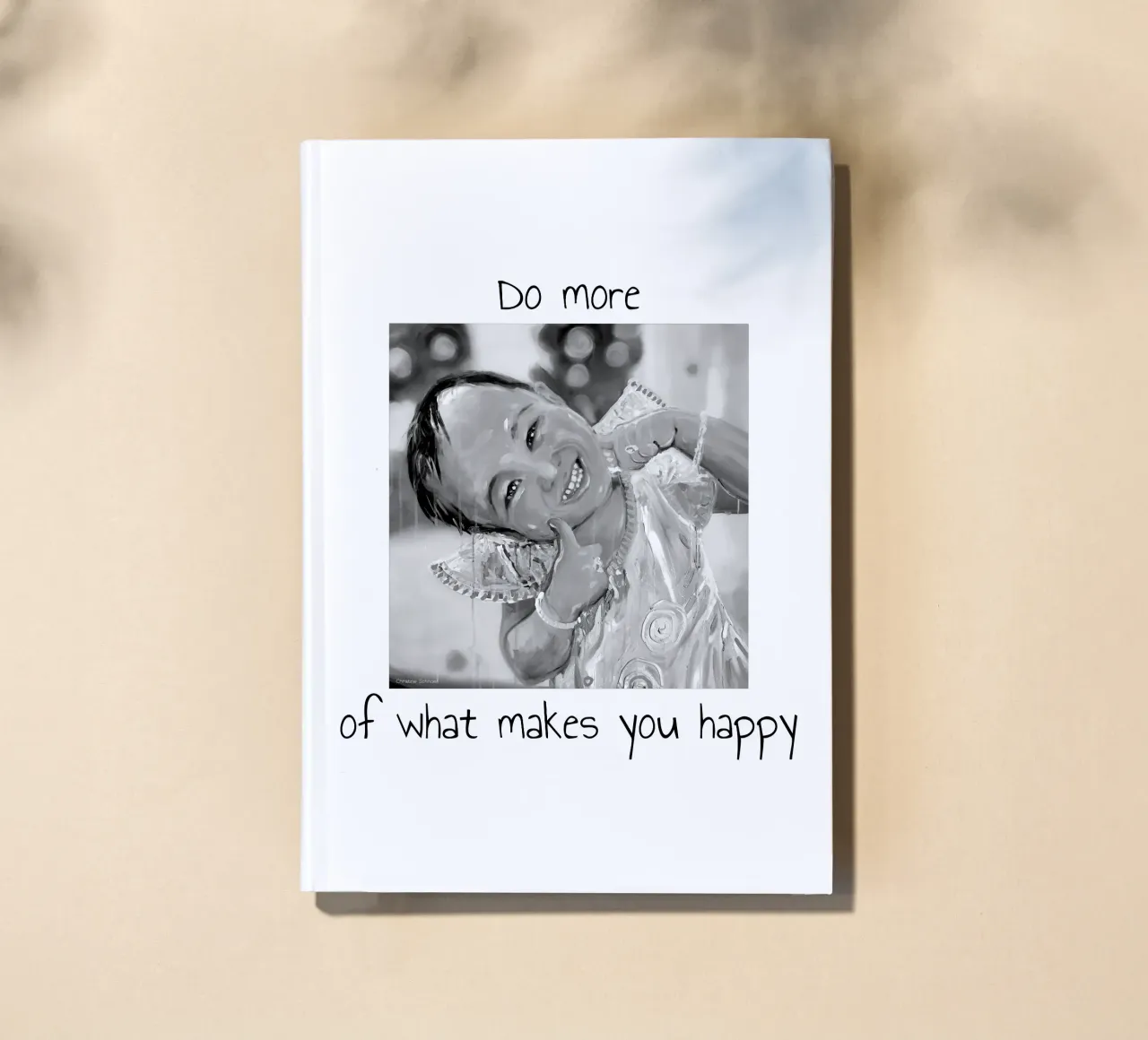 Do more of what makes you happy notebook by Happy 😃 Art 🎨 by Christine Schnoell