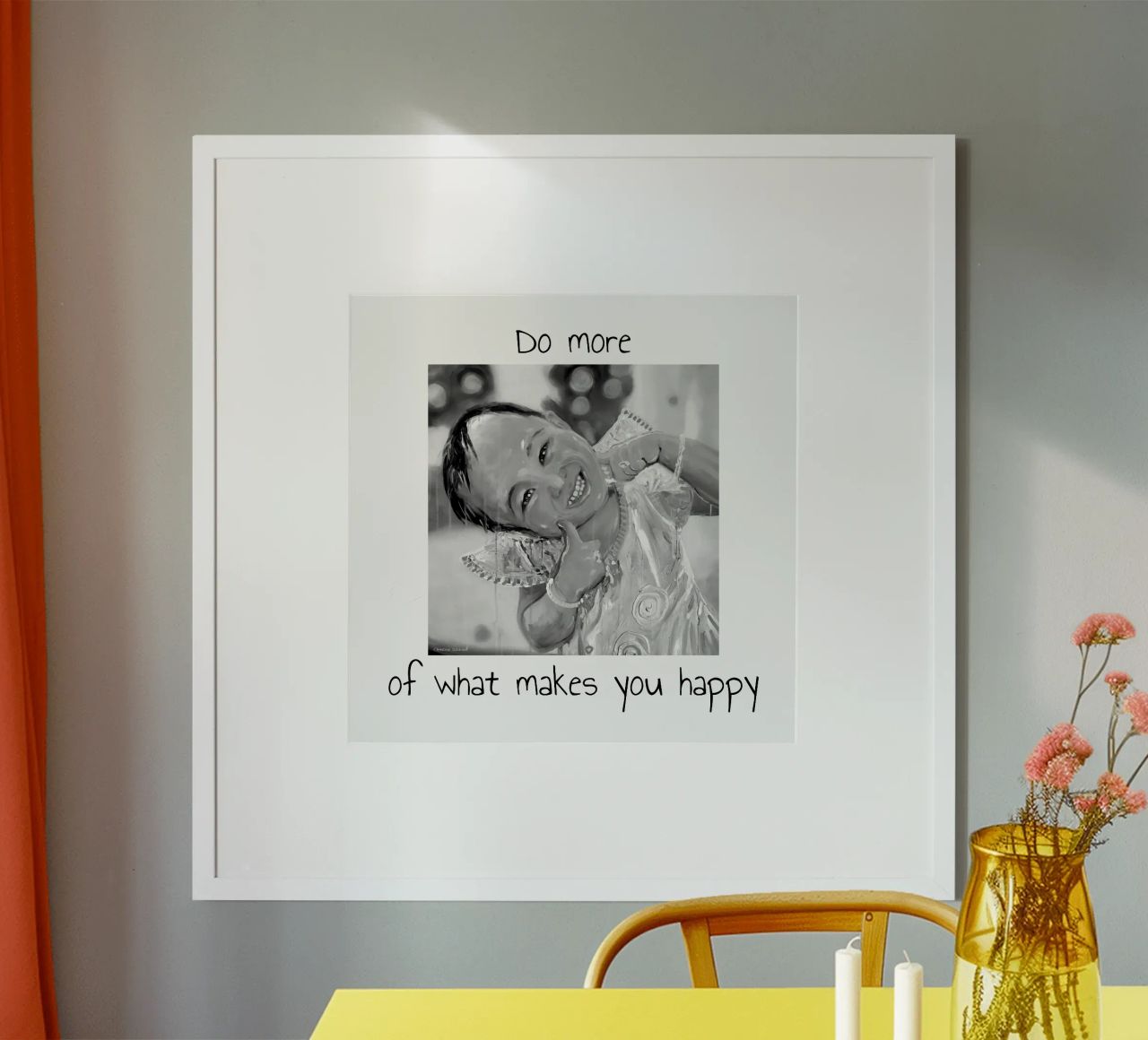 Do more of what makes you happy carta hahnemühle da Happy 😃 Art 🎨 by Christine Schnoell