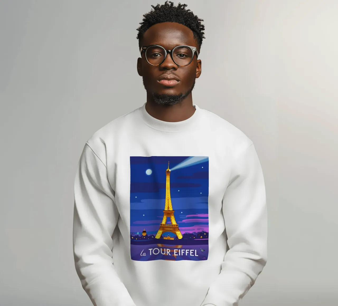 Eiffel Tower felpa da C.WILL