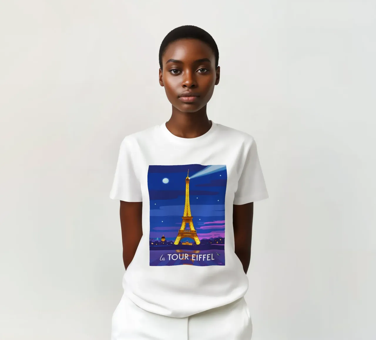 Eiffel Tower t-shirt da C.WILL