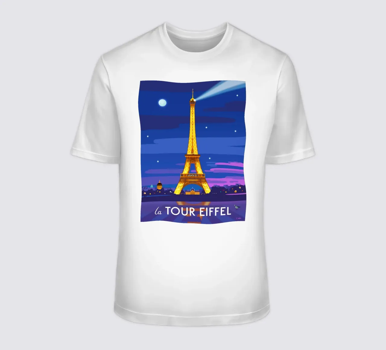 Eiffel Tower t-shirt by C.WILL