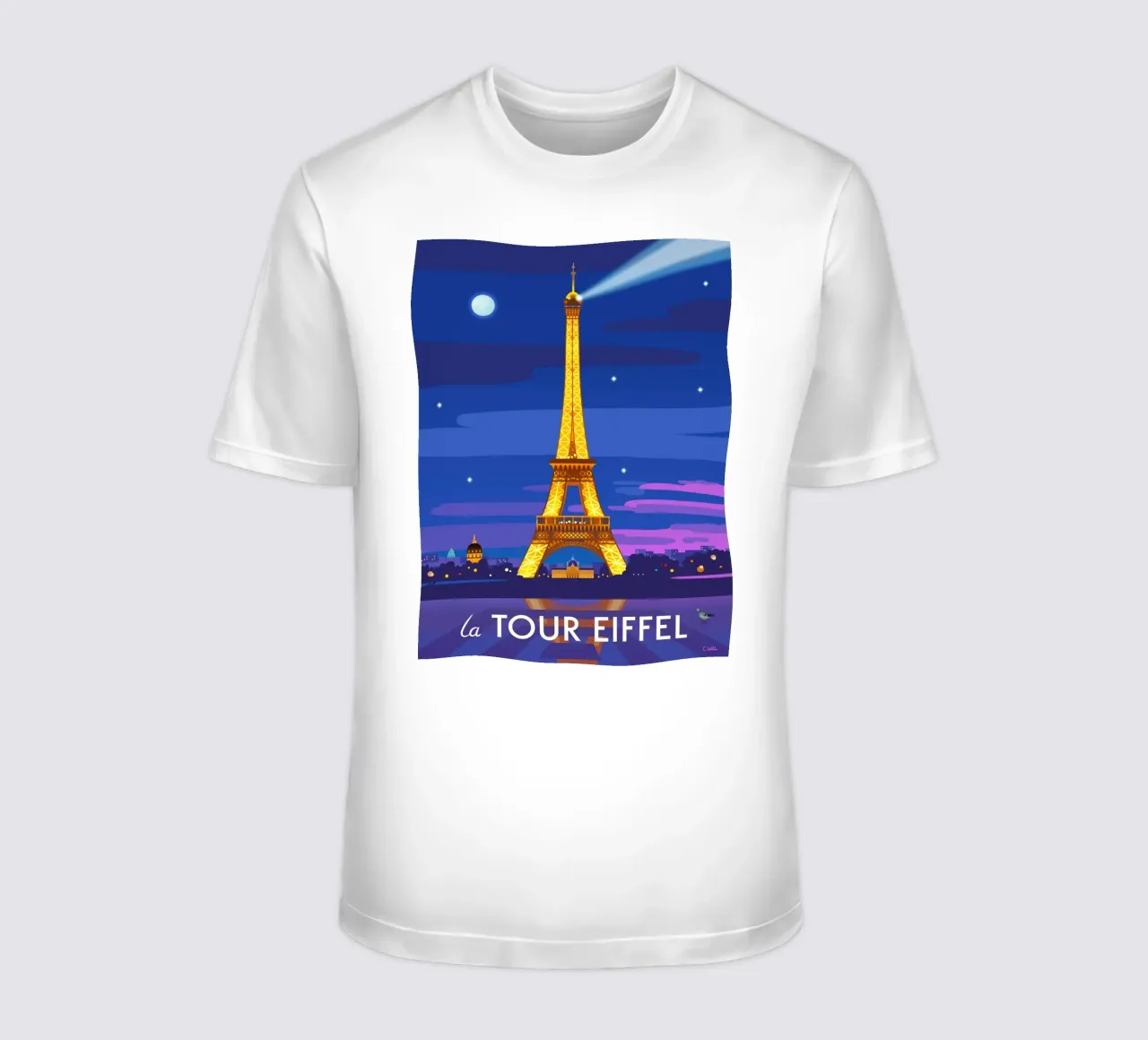 Eiffel Tower t-shirt da C.WILL
